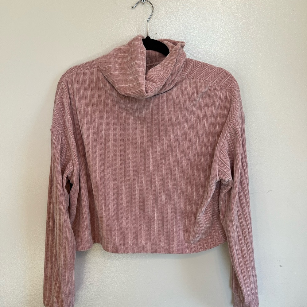 Cropped turtle neck